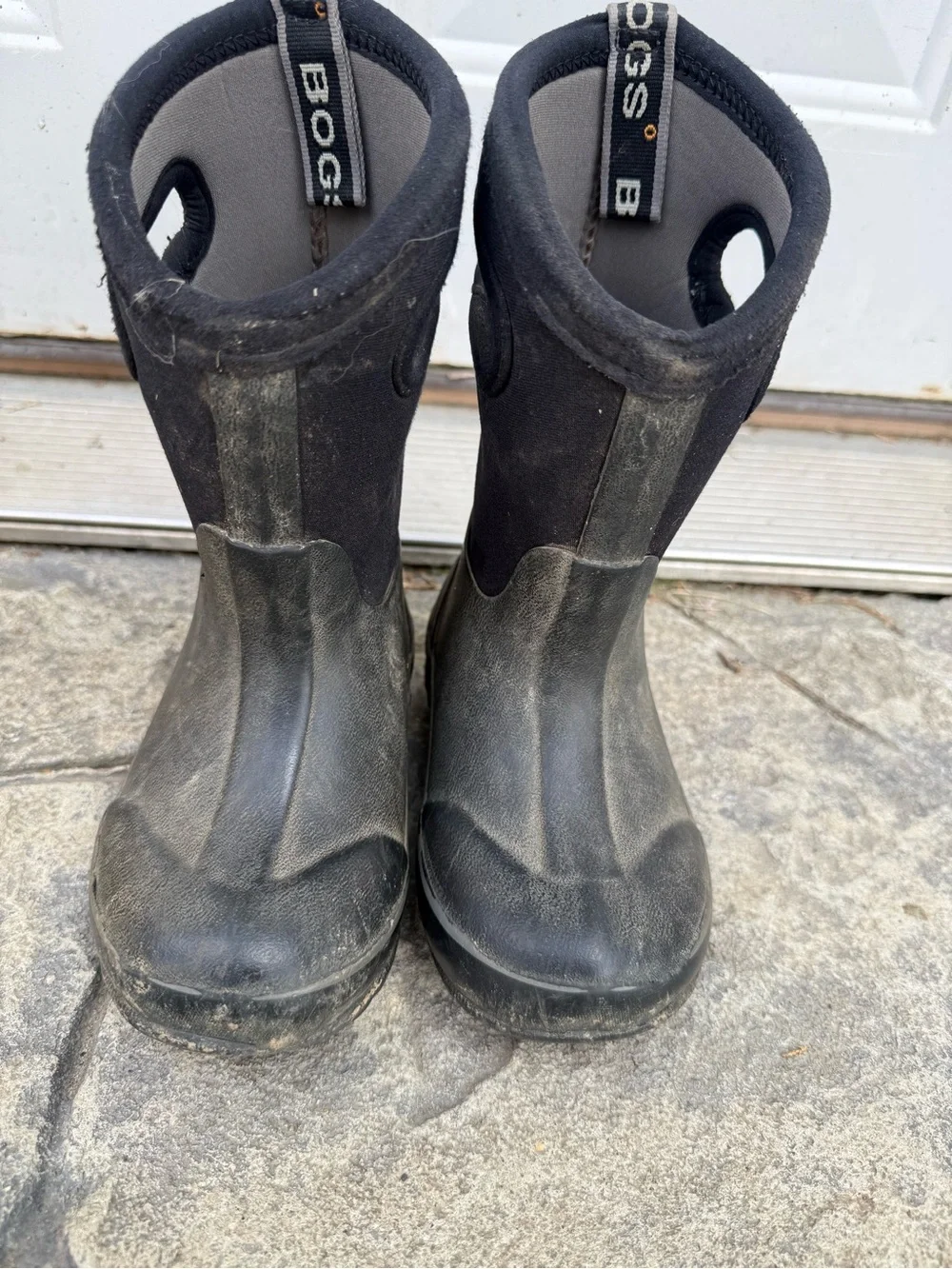 Bogs Kids Waterproof Black winter/Rain muck Boots